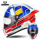 SOMAN Motorcycle Helmet Full face helmet Off-road Racing