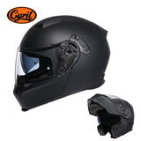 Motorcycle Helmet Dual Visor Modular Flip up Full Face Helmet