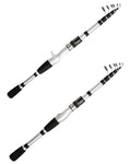 2024 New Lure Fishing Rod Set 1.5-2.4m Carbon Fiber Fishing Rod