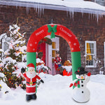 Christmas Decor Inflatables Archway Outdoor Decorations with LED Lights