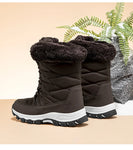 Women Platform Snow Boots Thick Plush Non-slip Boots