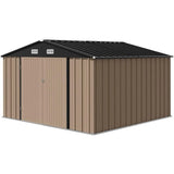 10 x 10 FT Outdoor Storage Shed Metal Sheds & Outdoor Storage