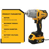 DEWALT  Brushless Electric Impact Wrench  Car Truck Repair