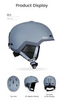 COPOZZ Ski Helmet Half-covered Anti-impact Skiing Helmet