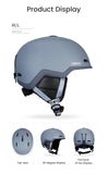 COPOZZ Ski Helmet Half-covered Anti-impact Skiing Helmet