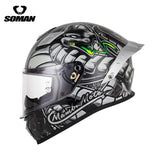 SOMAN Motorcycle Helmet Full face helmet Off-road Racing