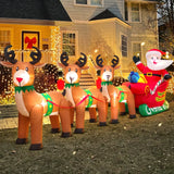 Christmas Santa Claus Inflatable Decoration for Home Outdoor Xmas