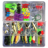 106PCs/Box Thunder Frog Set Road Sub Clamp Set Entry Level Full Swimming Layer Bait