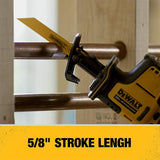 DEWALT Reciprocating Saw Brushless One-Handed Cordless 20V