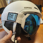 COPOZZ Ski Helmet Half-covered Anti-impact Skiing Helmet