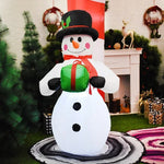 Inflatables Arch Santa Claus Snowman LED Lighted Blow Up Archway Christmas Outdoor