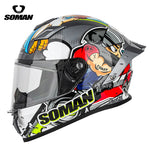 SOMAN Motorcycle Helmet Full face helmet Off-road Racing