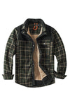 Winter Men's Shirt Jacket Large Size Cotton Coat Men's Long-sleeved Plush