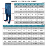 Waterproof Fishing Rain Suit Set Insulated Waist Wader and Hooded Wading Jacket