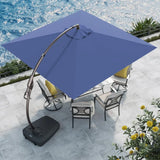 Grand patio 10x10 FT Patio Offset Umbrella Large Square Aluminum Cantilever Umbrella