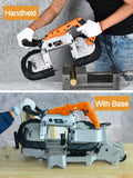 1100W Portable Band Saw Removable Alloy Steel Base Cordless Band Saw