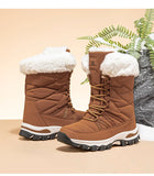 Women Platform Snow Boots Thick Plush Non-slip Boots