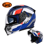 Motorcycle Helmet Dual Visor Modular Flip up Full Face Helmet