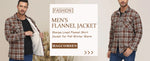 Plaid Flannel Shirt Fleece Jacket Mens Casual Cotton Jackets