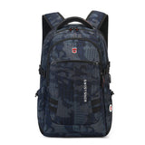 New Waterproof 17.3 Inch Laptop Backpack Men USB Charging Swiss Backpack