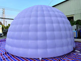 Portable White LED Lighting Inflatable Igloo Dome Tent Marquee Canopy Shelter