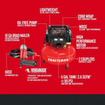 2024 NEW Air Compressor Combo Kit lightweight portable