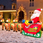 Christmas Santa Claus Inflatable Decoration for Home Outdoor Xmas