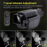 1080P Monoculars Hunting Telescope Camera 5X Digital Zoom Photo Video