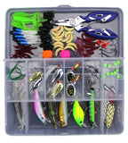 106PCs/Box Thunder Frog Set Road Sub Clamp Set Entry Level Full Swimming Layer Bait