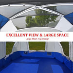 10 Person Tent Waterproof Multi Room Large Family Camping Tents with Skylight