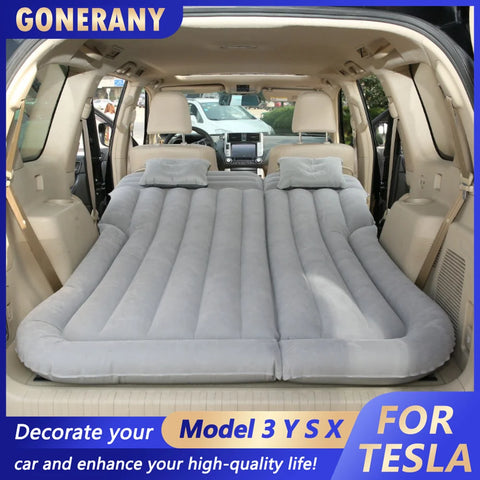 For Tesla Model 3 Y S Mattress Portable Inflatable Car Air Bed with Electric Air Pump
