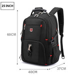 Waterproof 20 Inch Laptop Backpacks USB Charging School Bag