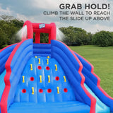 Ultra Climber Inflatable Water Slide Park Heavy-Duty for Outdoor Fun