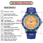 San Martin 40mm Dive Watch Original Design Automatic Mechanical Fashion Men Watch