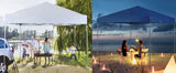 10x10 Outdoor Pop-Up Canopy Tent Easy Set-up Straight Leg Folding Instant Shelter