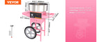 VEVOR Electric Cotton Candy Machine with Cart 1000W Commercial Floss Maker