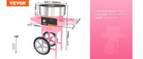 VEVOR Electric Cotton Candy Machine with Cart 1000W Commercial Floss Maker