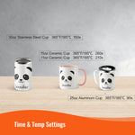 VEVOR 11-15oz 30oz Mug Heat Press Mini Gift Ceramic Cup Presser Tumbler DIY Handheld