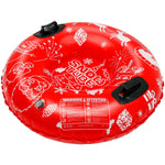 Snow Toy Winter Inflatable Ski Circle Inflatable Sled With Handle