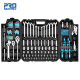 228PCS Auto Repair Hand Tool Set,1/2 3/8inch Hand Ratchet Wrench