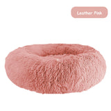 Donut Dog Bed Warm Soft Long Plush Pet Cushion - rloutdoorshop