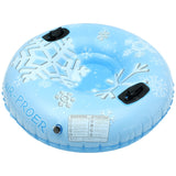 Snow Toy Winter Inflatable Ski Circle Inflatable Sled With Handle