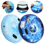 Snow Toy Winter Inflatable Ski Circle Inflatable Sled With Handle