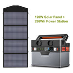 ALLPOWERS Portable Power Station 288Wh 300W, 606Wh 700W Solar Generator