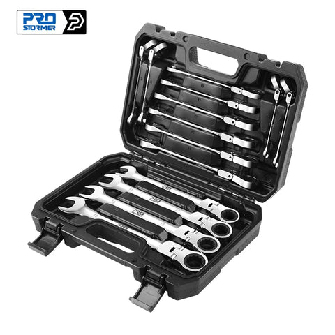 PROSTORMER 14PCS Keys Set Multitool Wrench Ratchet Spanners Set