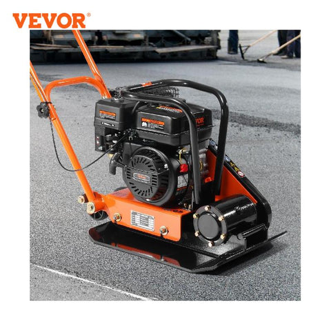 VEVOR Gasoline Plate Compactor 2.8/6.5 HP Force Vibratory Compaction Tamper